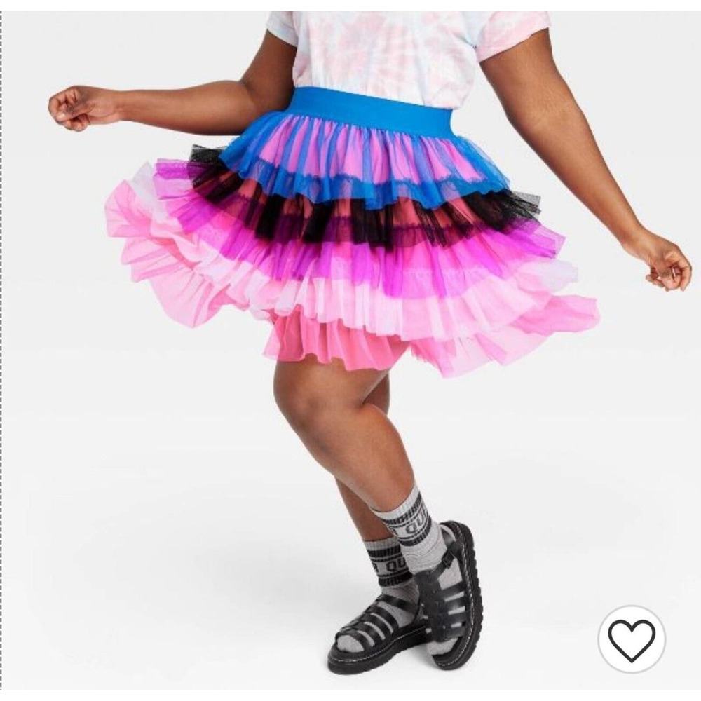Pride Adult High Rise Sz Medium Festival Party Skirt Tutu LGBTQ